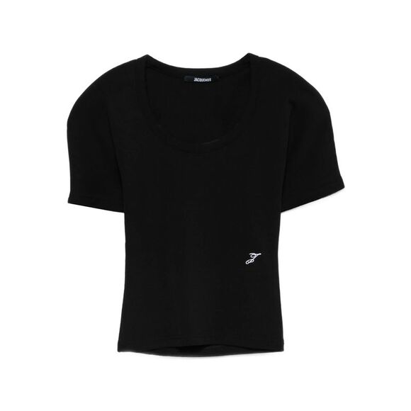Jacquemus Black Tops - T-Shirts & Jerseys Women - Picture 1 of 5